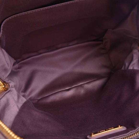 MIU MIU miu MATELASSE Rucksack Backpack 5BZ022 Pink Beige Women's - Picture 6 of 10